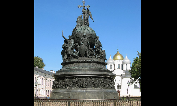 Внутри памятника «Тысячелетие России» нашли автограф 1874 года